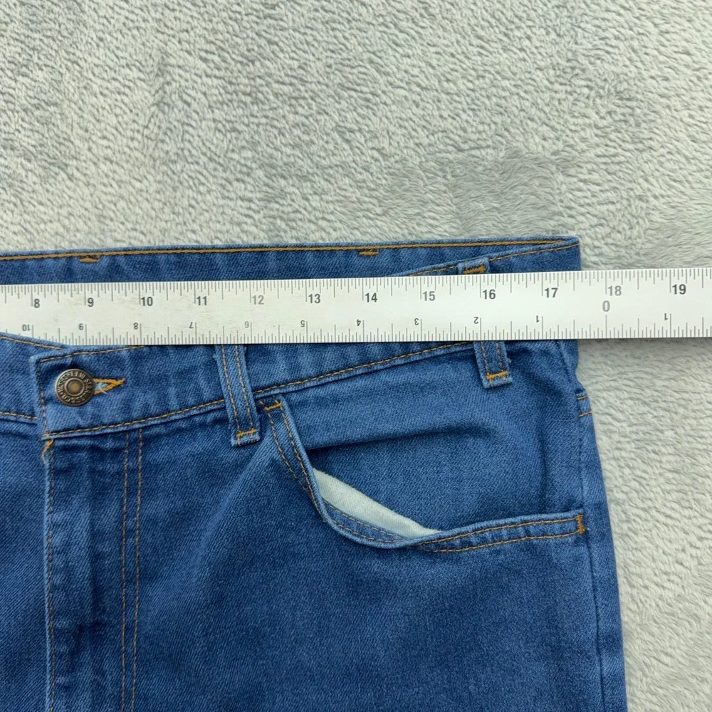 Levi's Jeans Mens 36x31 Orange Tab Skosh More Room Straight Leg Denim